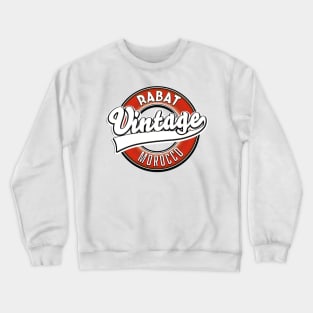 Rabat morocco vintage logo Crewneck Sweatshirt